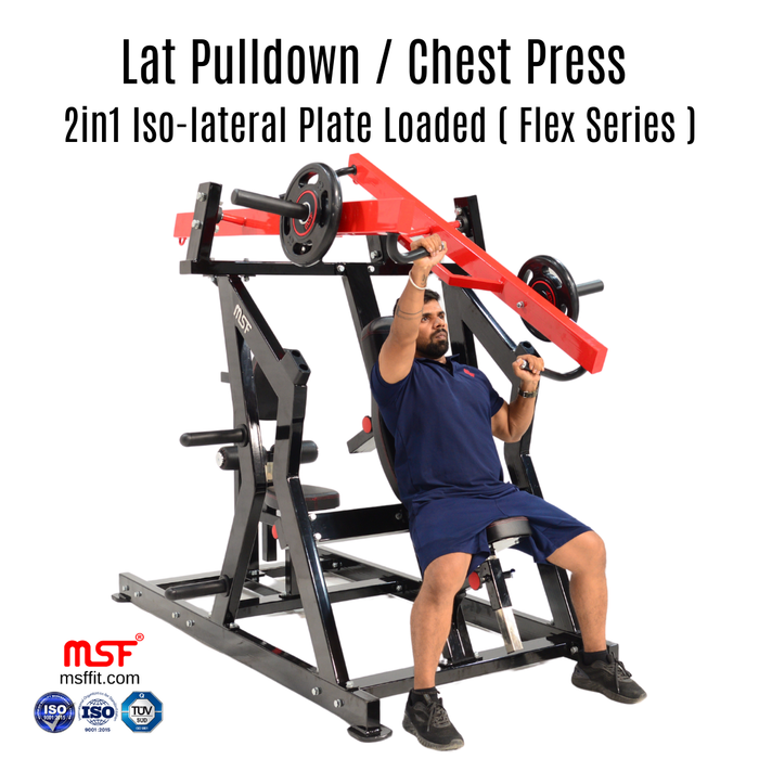 Lat Pulldown Incline Chest Press (Plate Loaded)