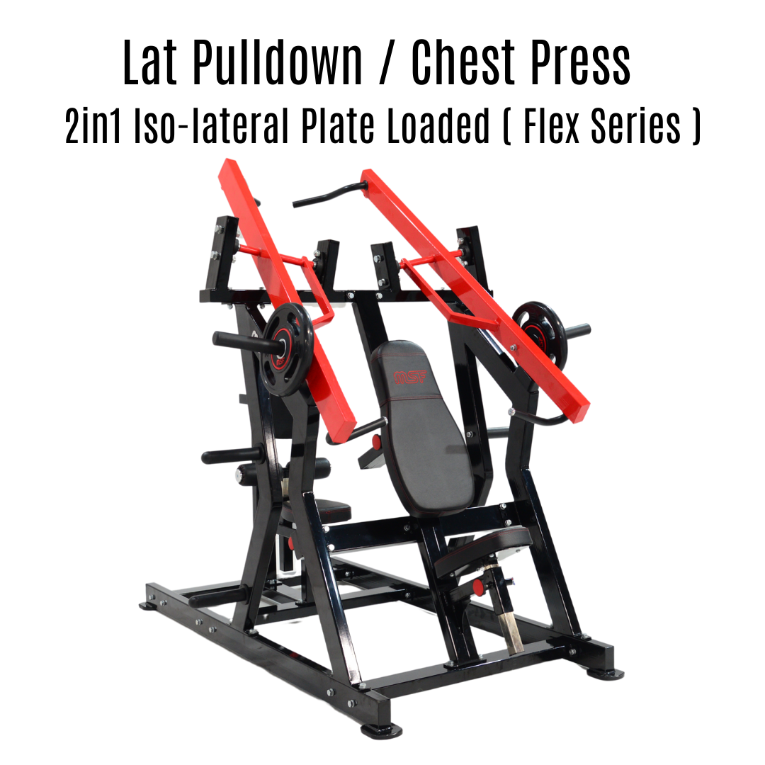Lat Pulldown Incline Chest Press (Plate Loaded) – MSFFIT Lat Pulldown Incline Chest Press (Plate Loaded) – MSFFIT