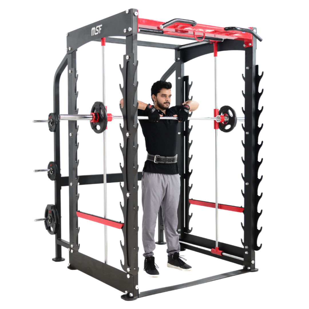 3D Smith Machine with Front Squat Rack