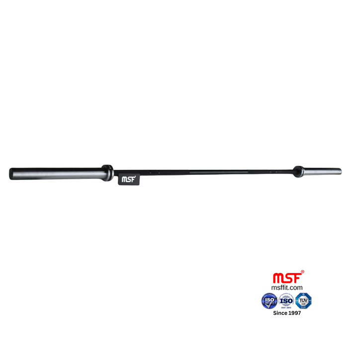 Olympic Barbell Black and Crome Color