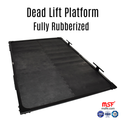 Dead Lift Platform Fully Rubberized