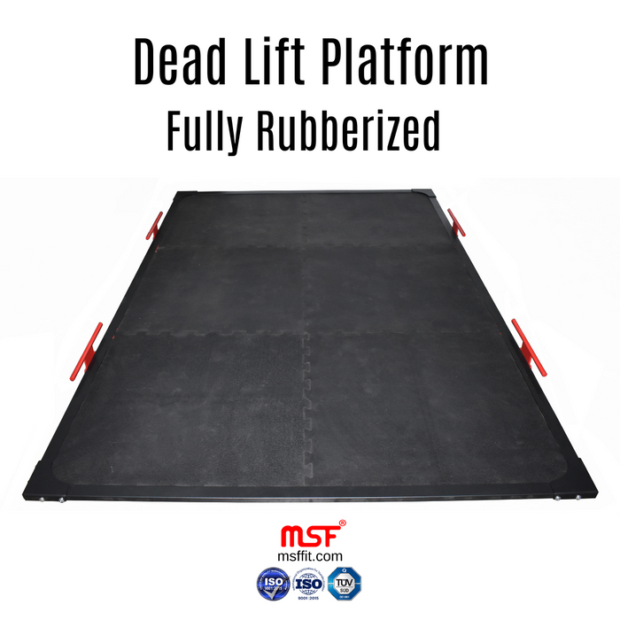 Dead Lift Platform Fully Rubberized