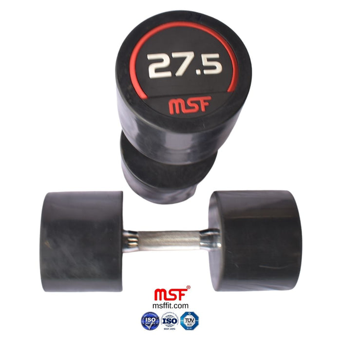 Dumbbell Round TPR Coated