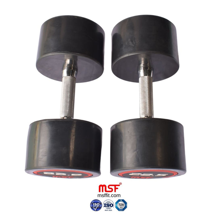 Dumbbell Round TPR Coated