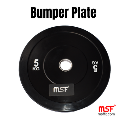 Black Rubber Bumper Plates (SS Ring)