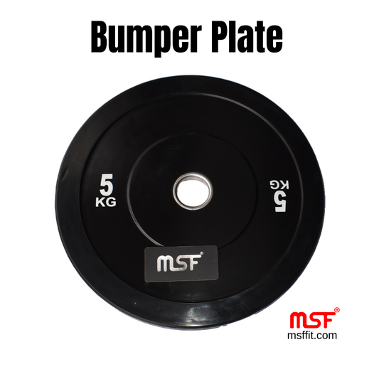 Black Rubber Bumper Plates (SS Ring)