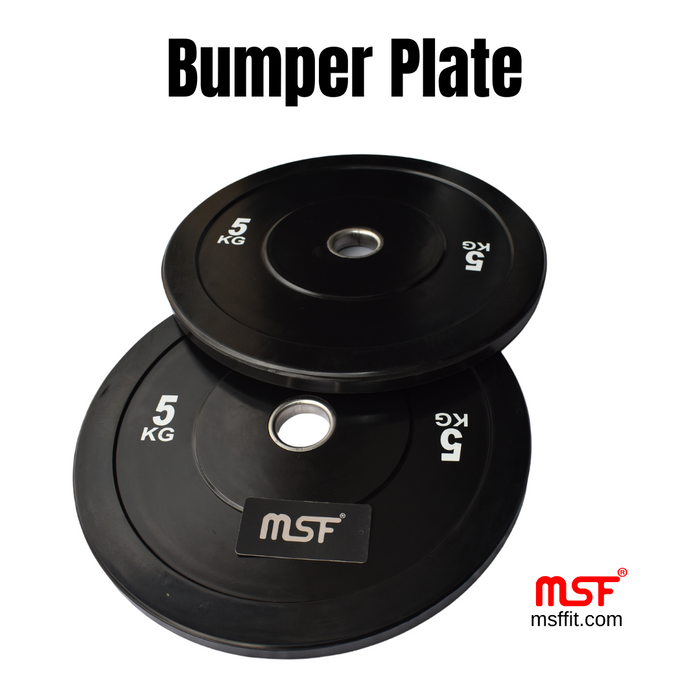 Black Rubber Bumper Plates (SS Ring)