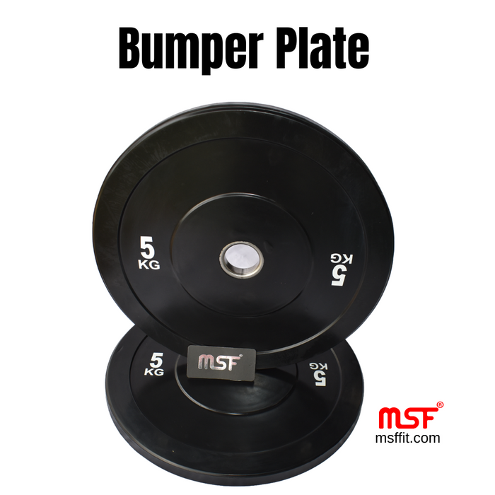 Black Rubber Bumper Plates (SS Ring)