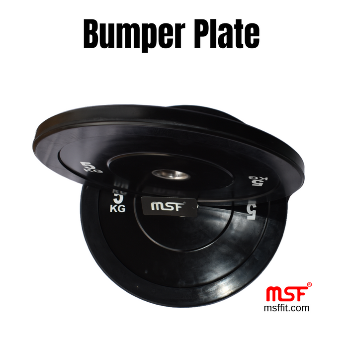Black Rubber Bumper Plates (SS Ring)
