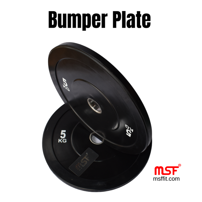 Black Rubber Bumper Plates (SS Ring)