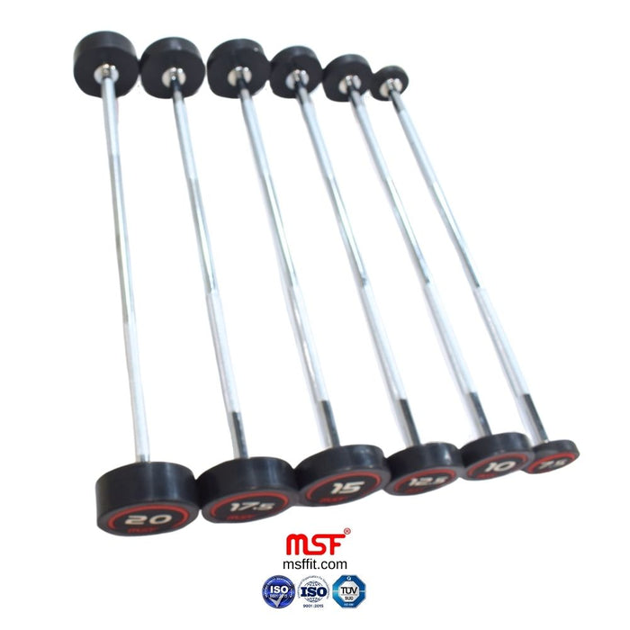 Fix Straight Barbell TPR Coated