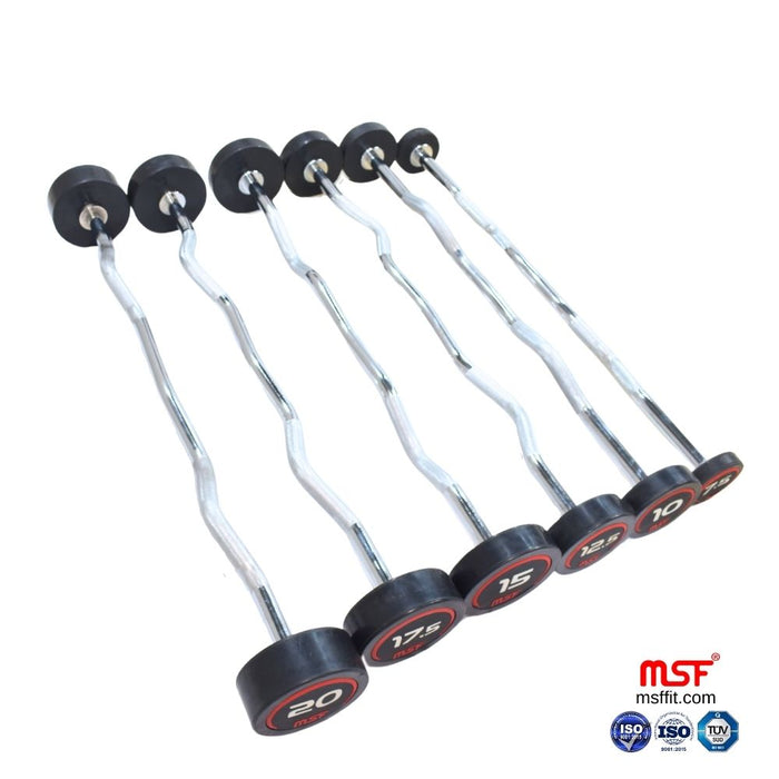Fix E-Z (Zig Zag) Barbell TPR Coated