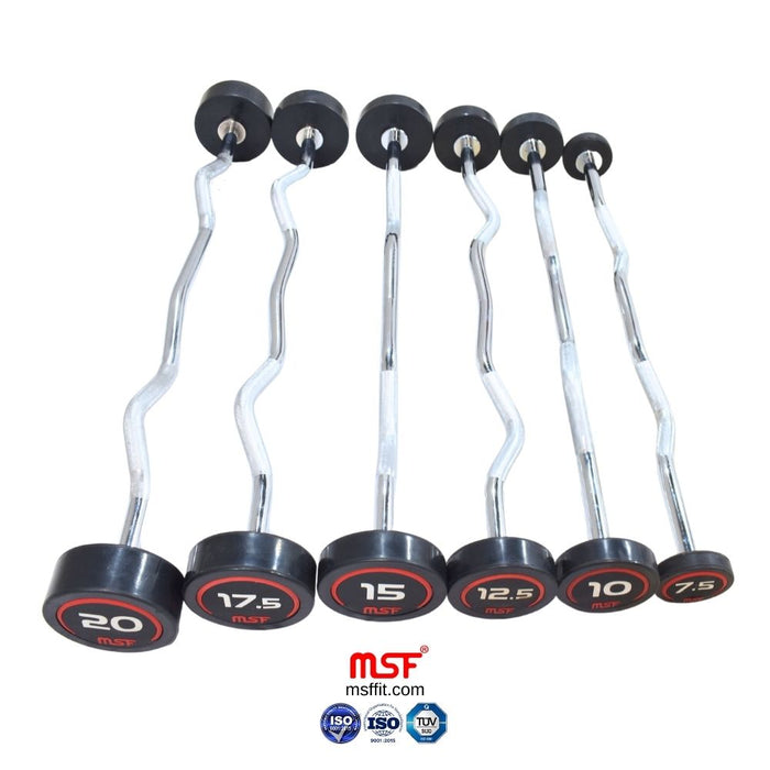 Fix E-Z ( Zig Zag) Barbell TPR Coated.