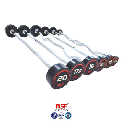 Fix E-Z (Zig Zag) Barbell TPR Coated