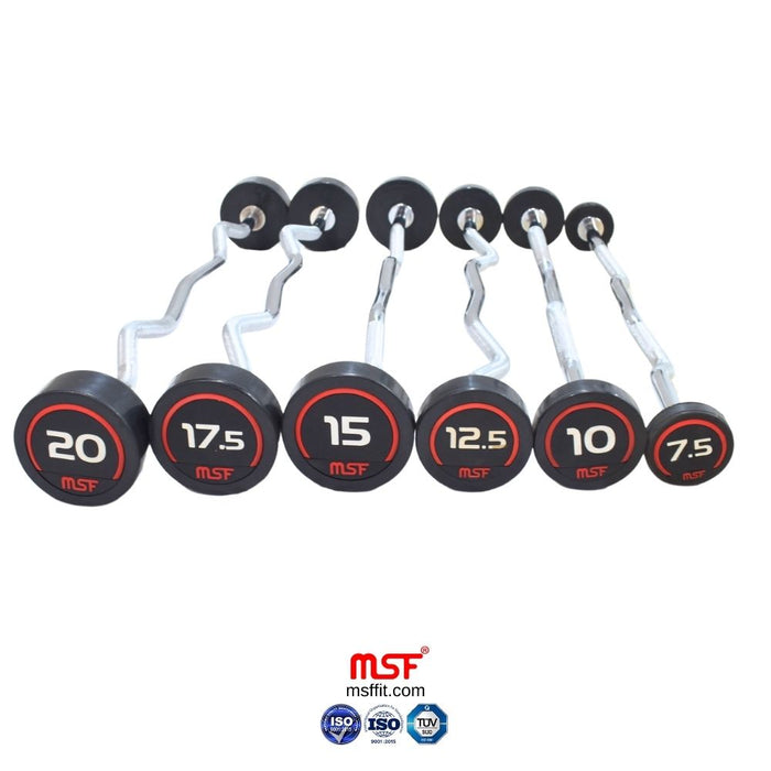 Fix E-Z (Zig Zag) Barbell TPR Coated