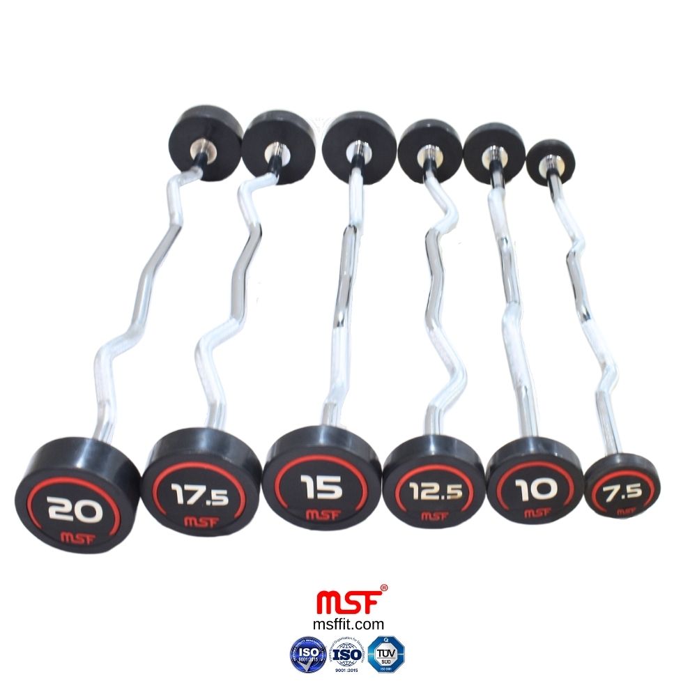 Fix E-Z (Zig Zag) Barbell TPR Coated