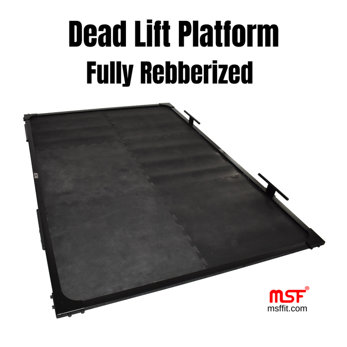 Dead Lift Platform Fully Rubberized