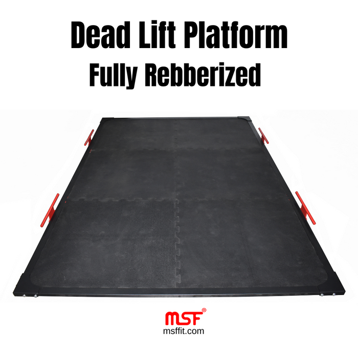Dead Lift Platform Fully Rubberized