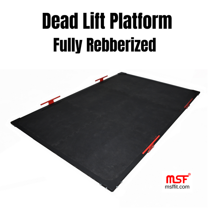 Dead Lift Platform Fully Rubberized