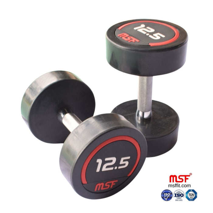 Dumbbell Round TPR Coated