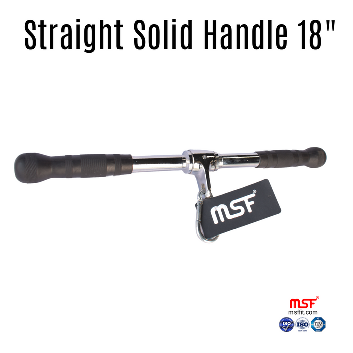 Straight Solid Handle 18"