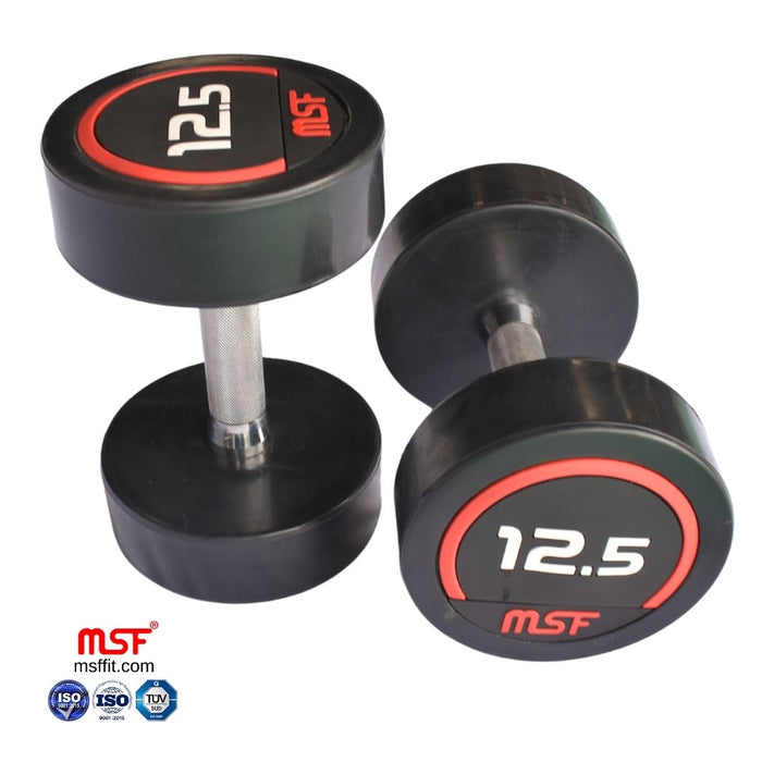 Dumbbell Round TPR Coated