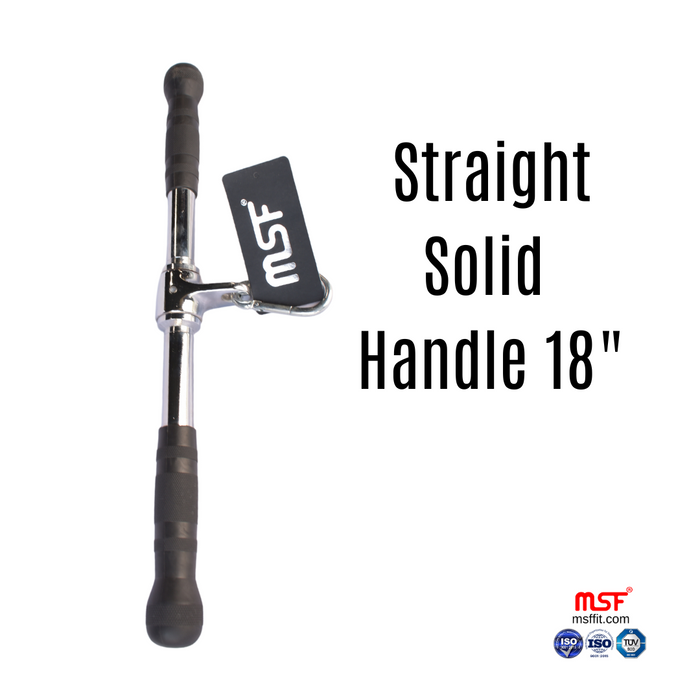 Straight Solid Handle 18"