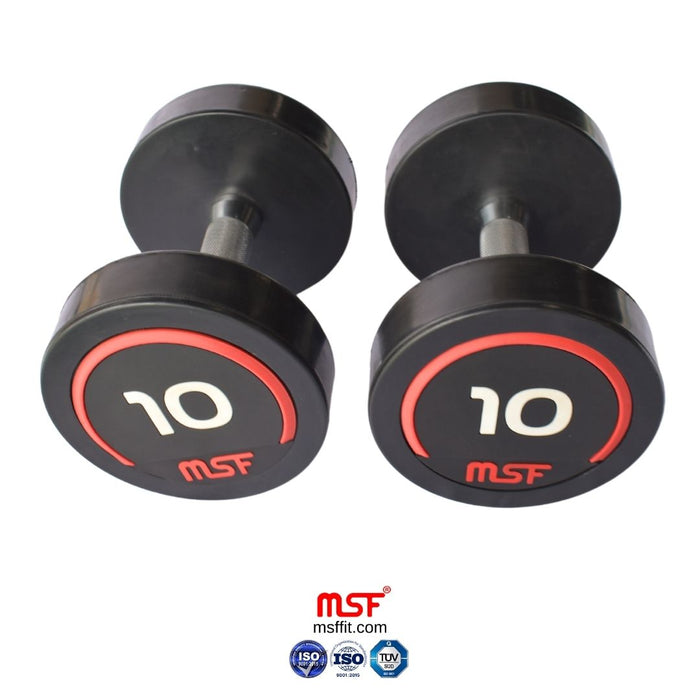 Dumbbell Round TPR Coated