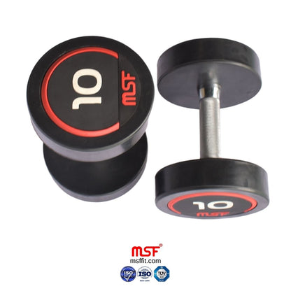 Dumbbell Round TPR Coated