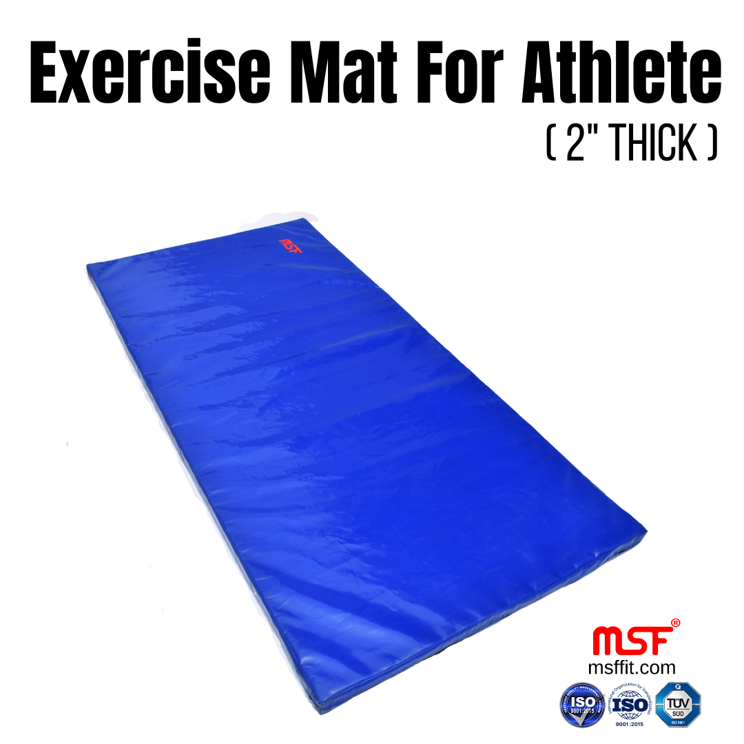 Exercise Mat for Athlete 2 inch Thickness MSFFIT
