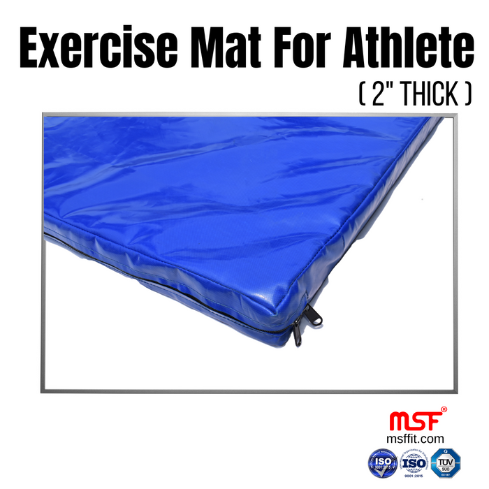 Exercise Mat for Athlete 2 inch Thickness MSFFIT