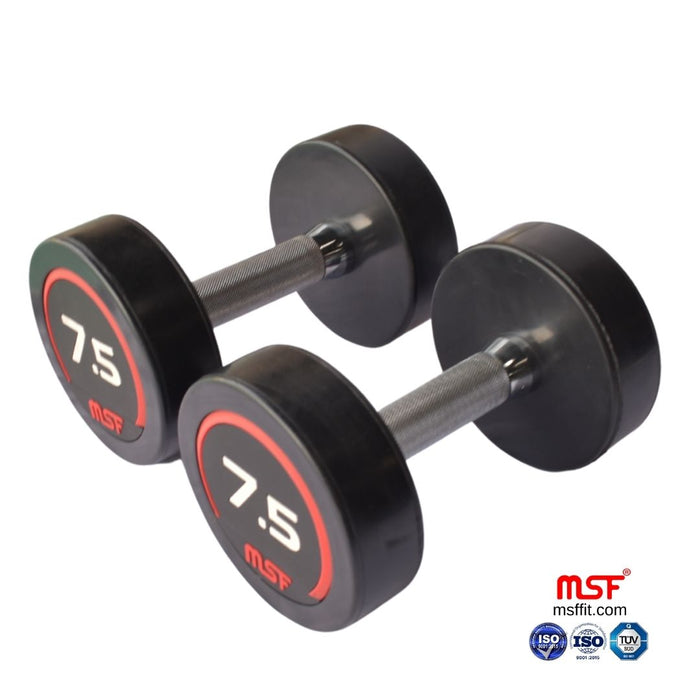 Dumbbell Round TPR Coated