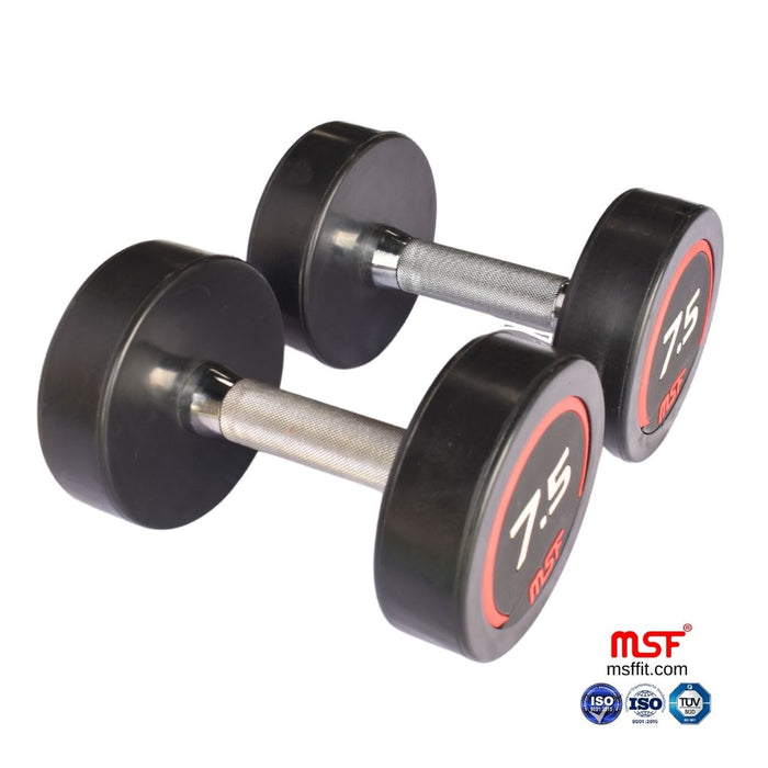 Dumbbell Round TPR Coated