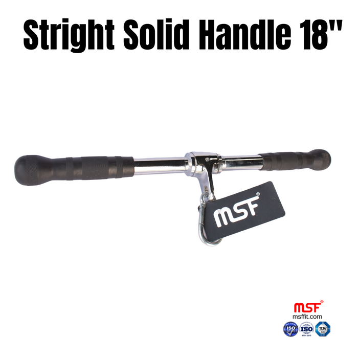 Stright solid Handle 18"