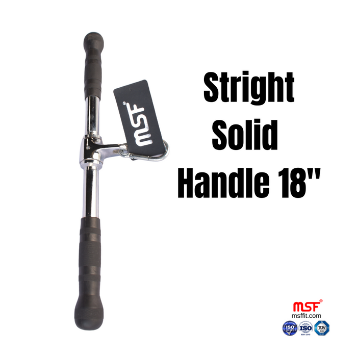 Stright solid Handle 18"