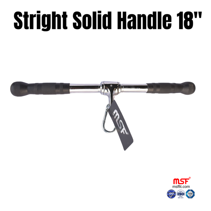 Stright solid Handle 18"