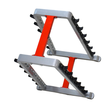 Fixed Barbell Stand with Rubber Molded Hooks