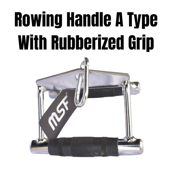 Rowing Handle A Type With Rubberized Grip