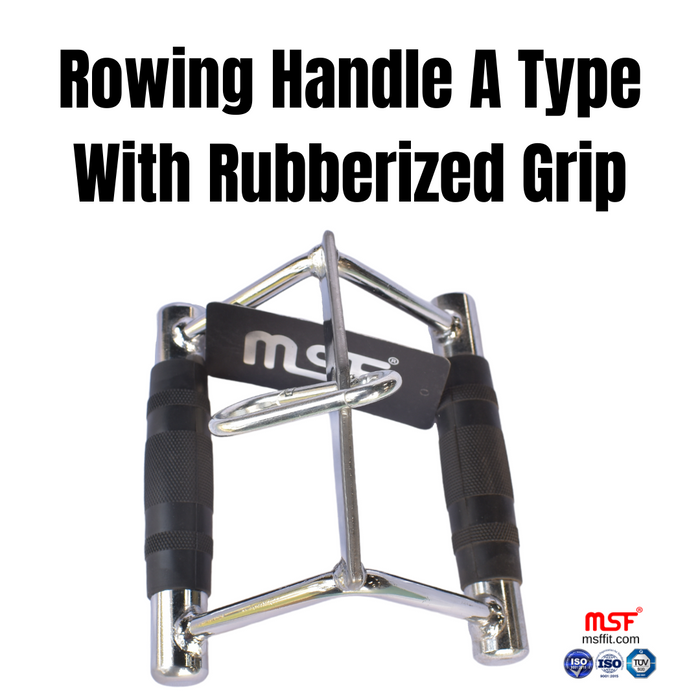 Rowing Handle A Type With Rubberized Grip