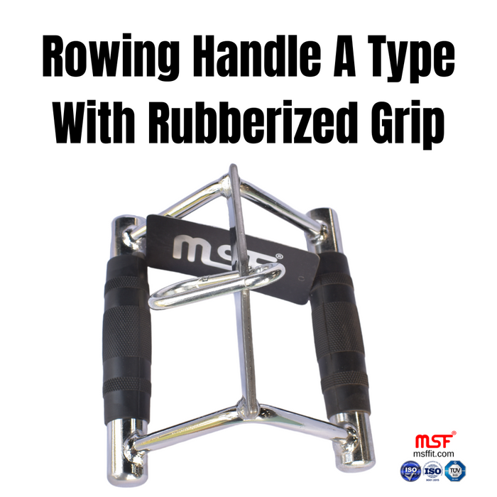Rowing Handle A Type With Rubberized Grip — MSFFIT