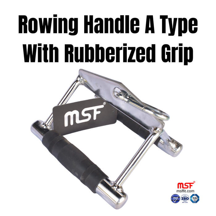 Rowing Handle A Type With Rubberized Grip