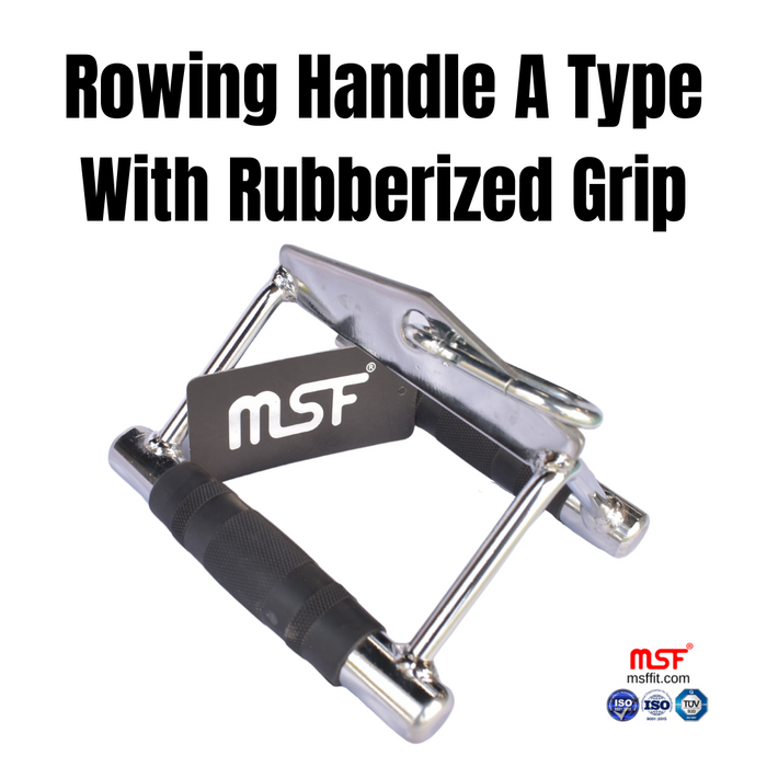 Rowing Handle A Type With Rubberized Grip — MSFFIT