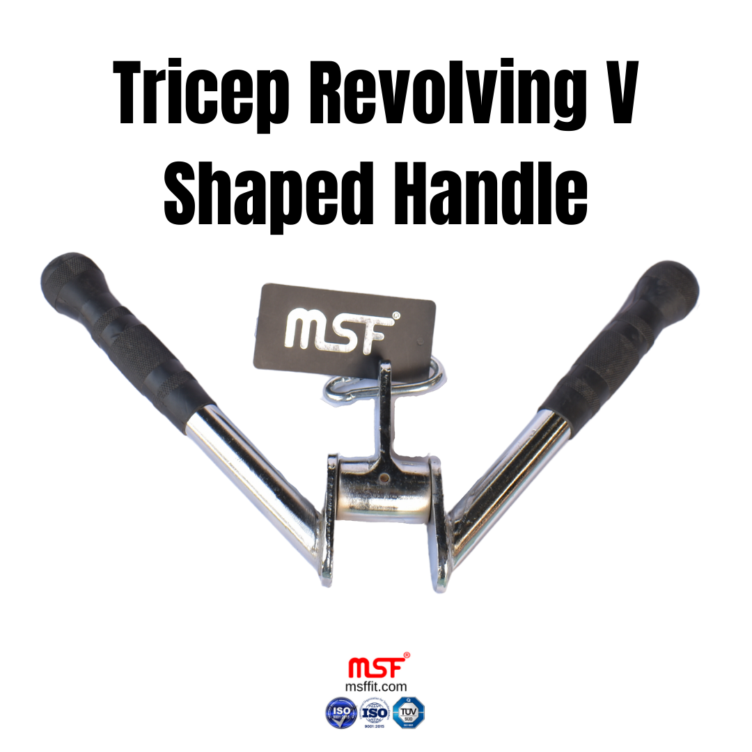 Tricep Revolving Solid V-Handle (Imported)