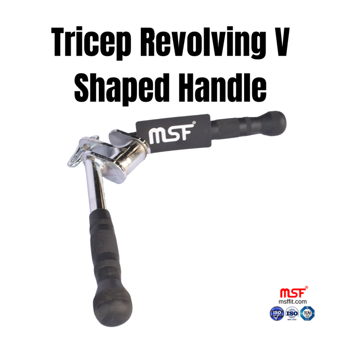 Tricep Revolving Solid V-Handle (Imported)