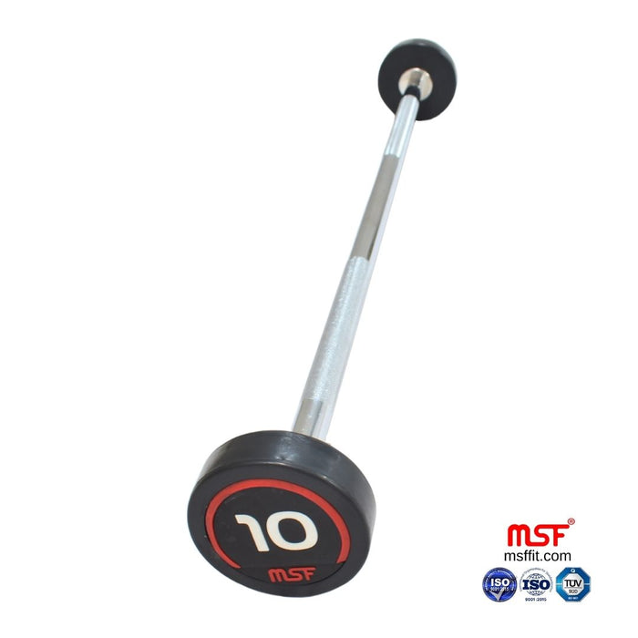 Fix Straight Barbell TPR Coated