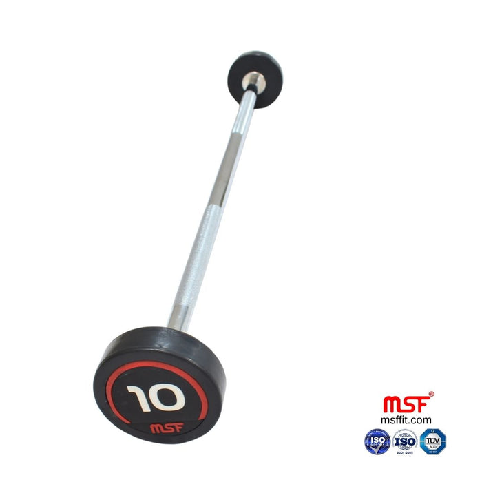 Fix Straight Barbell TPR Coated