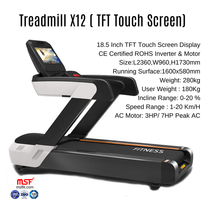 Treadmill with screen and incline best sale