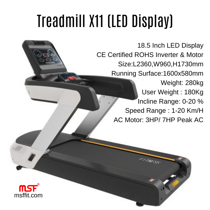 Treadmill X11 LED Display Commercial