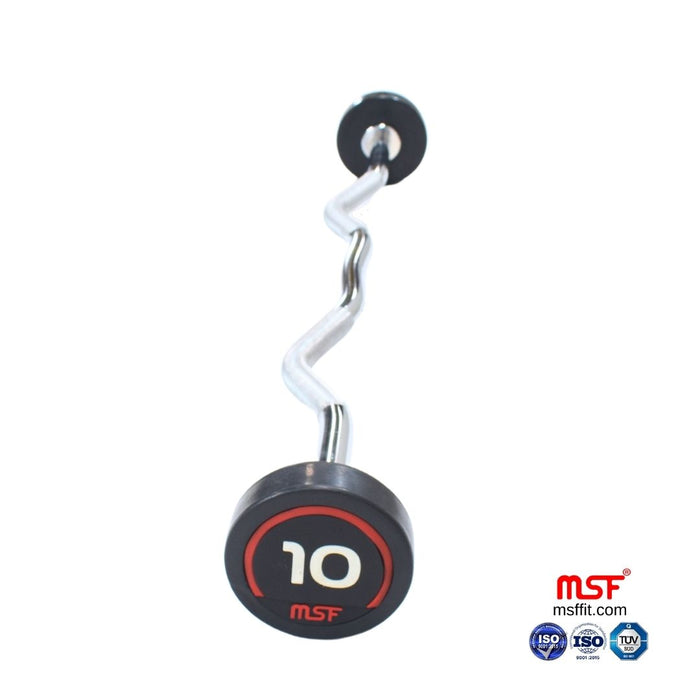 Fix E-Z (Zig Zag) Barbell TPR Coated