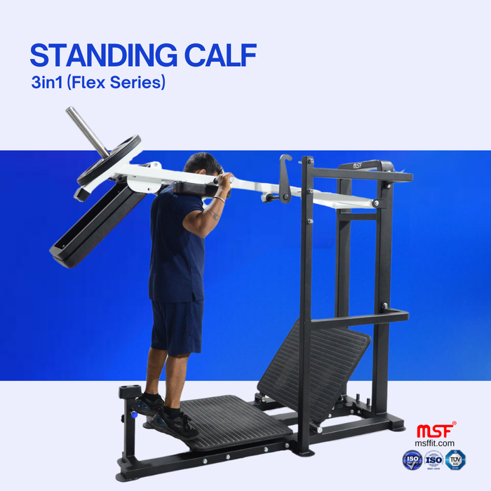 Pendulum Squat Standing Calf Squat 3 in 1